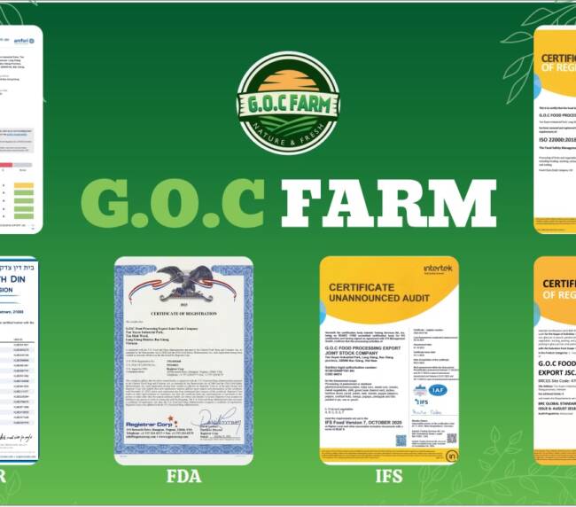 Goc-farms chứng chỉ